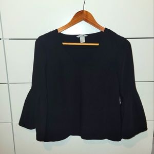 H&M 3/4 bell sleeve blouse